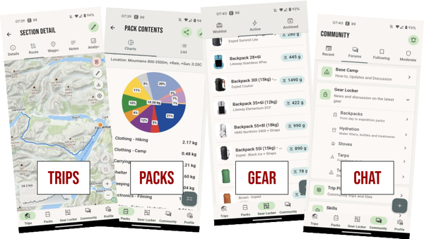 Back in Pack App